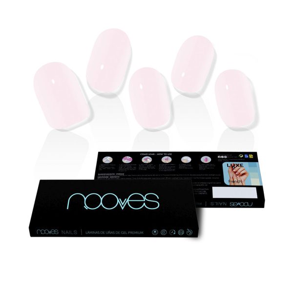 FOLHAS DE GEL DE UNHA rosa pálido premium luxo sólido #rosa 20 u