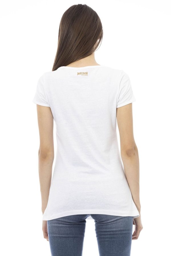 Just Cavalli Beachwear Camiseta L44151GRBC_WHITEMAGENTA - Image 3
